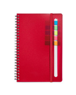 Prime Line NB111 - Semester Spiral Notebook With Sticky Flags