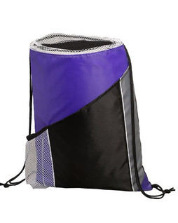 Prime Line BG212 - Sprint Angled Drawstring Sports Pack With Pockets
