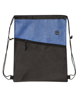 Prime Line BG219 - Tonal Heathered Non-Woven Drawstring Backpack
