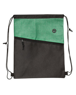 Prime Line BG219 - Tonal Heathered Non-Woven Drawstring Backpack