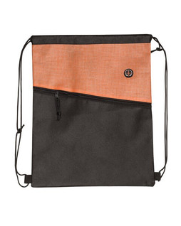 Prime Line BG219 - Tonal Heathered Non-Woven Drawstring Backpack