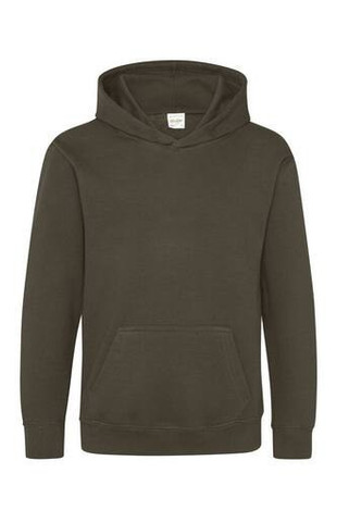 AWDIS JUST HOODS JH01J - Eco-Friendly Kids Cotton Hoodie with Kangaroo Pocket