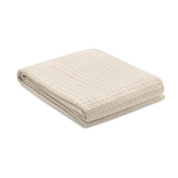 GiftRetail MO2049 - GUSTO Premium Lightweight Cotton Waffle Blanket