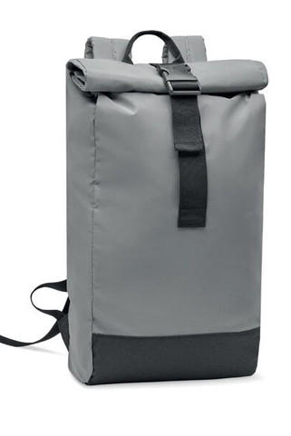 BRIGHT ROLLPACK High Reflective Rolltop Laptop Backpack 15 Inch - GiftRetail MO2056