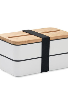 WINT PP Eco-Friendly Bamboo Lid Recycled PP Lunch Box - GiftRetail MO2088