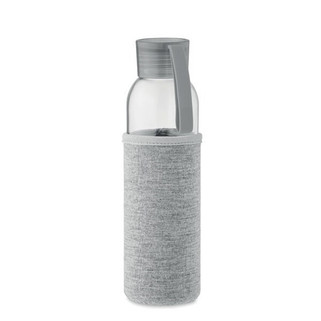 EBOR Eco-Friendly 500ml Recycled Glass Bottle with Pouch - GiftRetail MO2089
