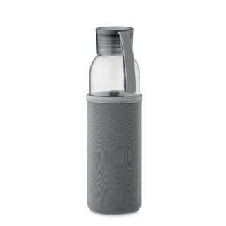 EBOR Eco-Friendly 500ml Recycled Glass Bottle with Pouch - GiftRetail MO2089