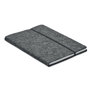 FELTBOOK Eco-Friendly A5 Notebook with Recycled Felt Cover - GiftRetail MO2093