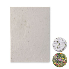 GiftRetail MO6915 - ASIDE Eco-Friendly A5 Wildflower Seed Paper Sheets