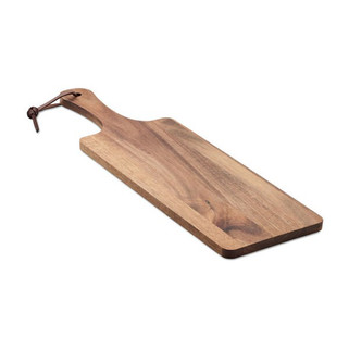 CIBO Premium Acacia Wood Serving Board with Handle - GiftRetail MO6965