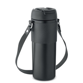 AIRA 700ml Leak-Free Double Wall Tumbler with Straw - GiftRetail MO6971