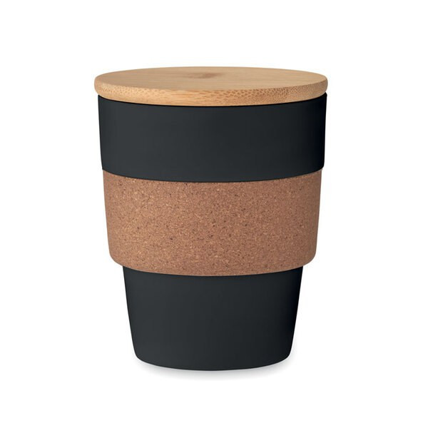 GALAO Eco-Friendly Recycled PP Tumbler with Bamboo Lid - GiftRetail MO6981