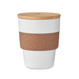 GiftRetail MO6981 - GALAO Eco-Friendly Recycled PP Tumbler with Bamboo Lid