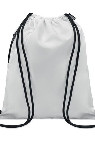 NIGHT Eco-Friendly Large Drawstring Bag with Side Pocket - GiftRetail MO6997