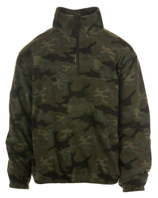 Burnside B3052 - Mens Quarter-Zip Polar Fleece Pullover