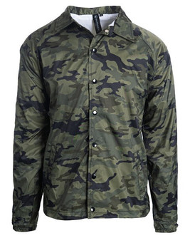 Burnside B9718 - Men's Nylon Coaches Jacket