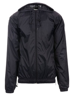 Burnside B9728 - Mens Nylon Hooded Coaches Jacket