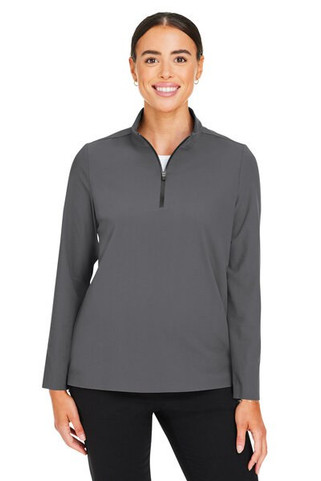 Devon & Jones DG410W - Crownlux Performance® Ladies Windsor Welded Quarter-Zip