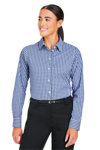 Devon & Jones DG536W - Crownlux Performance® Ladies Gingham Shirt