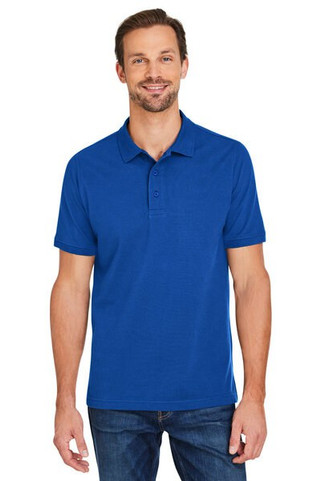 Harriton M205 - Mens Valiant Cotton Snag Protect Polo