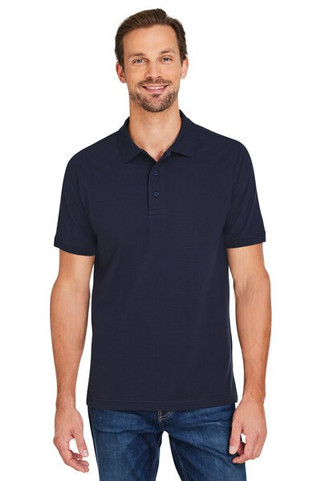 Harriton M205 - Mens Valiant Cotton Snag Protect Polo