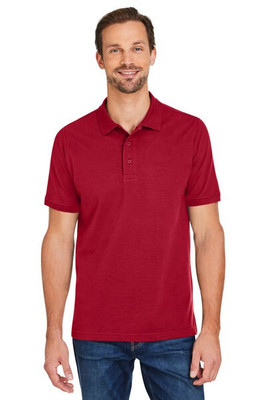 Harriton M205 - Men's Valiant Cotton Snag Protect Polo