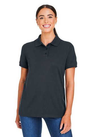 Harriton M205W - Ladies Valiant Cotton Snag Protect Polo