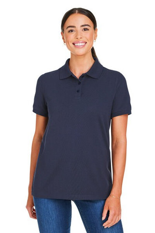 Harriton M205W - Ladies Valiant Cotton Snag Protect Polo