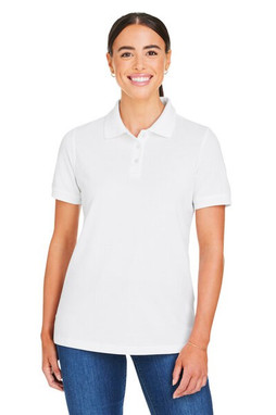 Harriton M205W - Ladies Valiant Cotton Snag Protect Polo