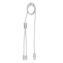 GiftRetail MO2081 - CABLONG Câble de charge 2 en 1 long