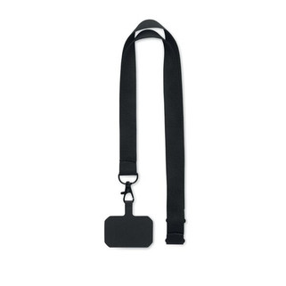 AMESTE Polyester Phone Holder Lanyard with Safety Buckle - GiftRetail MO2120