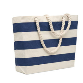 GiftRetail MO2126 - HEAVEN STRIPE Eco-Friendly Striped Cotton Beach & Shopping Bag