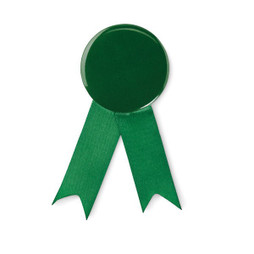 GiftRetail MO2180 - LAZO Élégant Broche Ruban en Métal avec Clip