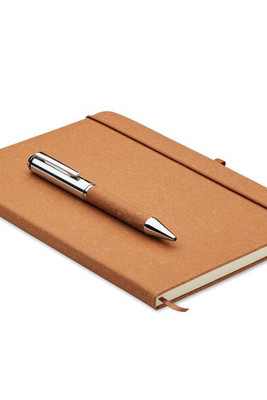 ELEGANOTE Eco-Friendly Recycled Leather Notebook Set - GiftRetail MO2195