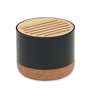 RUMBA Eco-Friendly Cork and Aluminium Wireless Speaker - GiftRetail MO2205