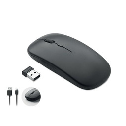 GiftRetail MO2222 - CURVY C Rato ótico sem fios ABS