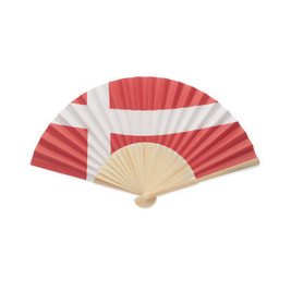 GiftRetail MO2244 - FUNFAN Handwaaier met vlagontwerp