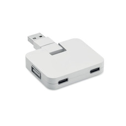 GiftRetail MO2254 - SQUARE-C 4-poorts USB-hub