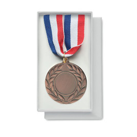 WINNER Iron Medal with Blue, White, Red Polyester Strap - GiftRetail MO2260