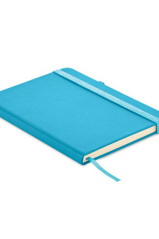 ARPU Eco-Friendly Recycled Leather A5 Notebook with Pen Holder - GiftRetail MO6835