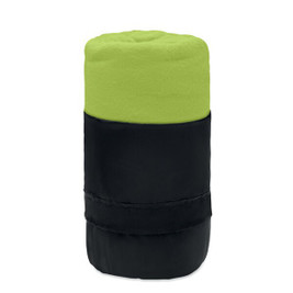 GiftRetail MO9935 - MUSALA RPET RPET Eco-Friendly RPET Fleece Travel Blanket Set