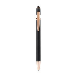 Stamina BL1341 - ROSES Soft-touch metal ball pen with rose gold details