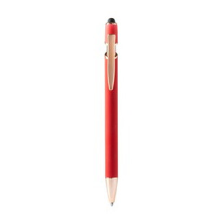 ROSES Soft-touch metal ball pen with rose gold details - EgotierPro BL1341