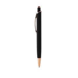 Stamina BL1489 - PERLA Push ball pen with matt metal structure with copper finish details