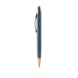Stamina BL1489 - PERLA Push ball pen with matt metal structure with copper finish details