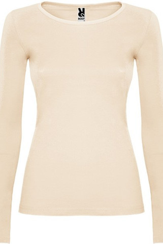 Roly CA1218 - Dámské polopřiléhavé tričko s dlouhým rukávem a jemným lemem
