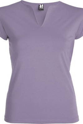 Roly CA6532 - BELICE T-shirt modello aderente girocollo con taglio a V
