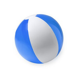 YAZOS PVC beach ball in translucent and solid colour - EgotierPro FB1474