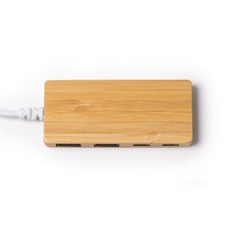 PABLEK USB hub port in bamboo - EgotierPro IA1263