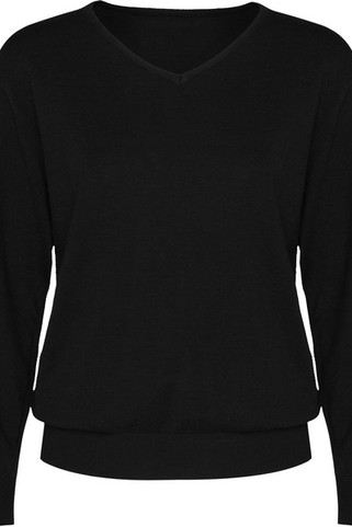 Roly JE8418 - HILUX WOMAN Pull à col V à mailles fines pour femme